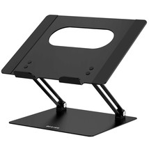 Aluminum Laptop Stand, Ergonomic Adjustable Notebook Riser Holder Computer Stand - £28.92 GBP