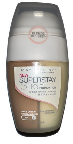 Maybelline Superstay Silky Foundation CREAMY NATURAL (LIGHT 5) (New/Sealed) - $11.85