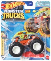 Hot Wheels Monster Trucks New for 2024 1:64 Scale (Beetle Freestyle Wreckers 1/1 - £7.86 GBP