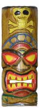 World Bazzar Hand Carved Skeleton Pirate Skull Polynesian Hawaiian Tiki Style Mas - £15.77 GBP