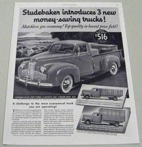 1941 Print Ad Studebaker Deluxe Coupe Express Pickup Truck &amp; Farm Stake Trucks  - £10.76 GBP