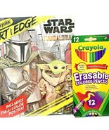 Crayola Art Edge Star Wars Mandalorian 28 Pgs Coloring Book Colored Penc... - £8.58 GBP