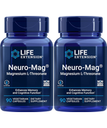 Neuro-Mag Magnesium L-Threonate, 90 Count(2 Pack) - £93.79 GBP