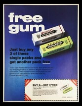 1985 Wrigley&#39;s Spearmint Doublemint Chewing Gum Circular Coupon Advertis... - $353.22 MXN