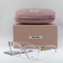 MIU MIU MU04UV 2AZ1O1 Crystal 52mm Eyeglasses New Authentic - £175.76 GBP