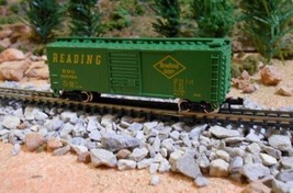 Atlas N Scale: Reading 40&#39; Box Car 3411, Vintage Model Railroad Train, Boxed - £15.10 GBP