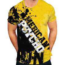 American Psycho yellow grunge Weakpunk Streetwear full print 3D t shirt  - £19.27 GBP