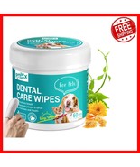 Pet Dental Care Wipes - 50 Count for Gentle Cleaning &amp; Fresh Breath, Dog... - $28.70
