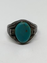 Vintage Sterling Silver 925 Turquoise Ring Size 10 - £23.44 GBP