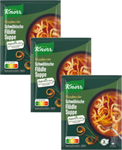 KNORR instant soup Swabian flavors (Fladlesuppe) 3 pc./6 servings FREE SHIP - $12.86