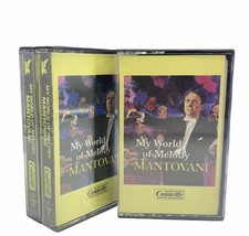 Cassette tape mixed lot 3 vtg set reader digest Mantovani world melody orchestra - £13.87 GBP
