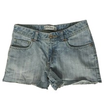 Old Navy Girls Denim Booty Shorts Size 14 Regular Solid Blue Pockets - £15.87 GBP