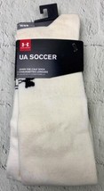 Mens Soccer Over the Calf Sock 1 pair White Medium - £26.57 GBP