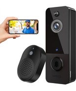 Video Doorbell Camera Wireless 2-Way Audio Included Chime Ring Night Vis... - $34.61