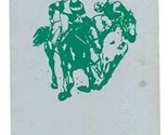 Race Menu The Cavendish Hotel London England 1981 Horse Racing Theme - $31.66