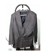 Pierre Balmain Wool Jacket Check Blazer Coat, Brown Black, 40L Chest, Cl... - £54.68 GBP