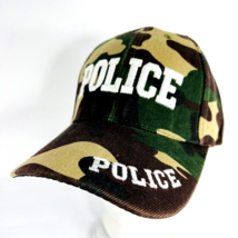 Camouflage Police Baseball Hat Cap 3D Embroidered Adjustable 6 Panel Camo - £19.68 GBP