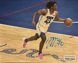 Tyrese Maxey Philadelphia 76ers signed 8x10 photo with COA - £39.50 GBP