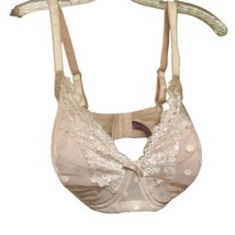 Adore Me Soft Pink Lace Full Coverage Underwire Bra Sz 42D Cottagecore - £15.04 GBP