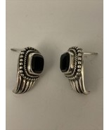 OSE 925 Black Onyx Earrings American Southwest Influenced - €34,55 EUR