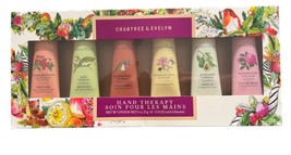 Crabtree And Evelyn 6 pc Hand Therapy Set .9 Oz each Pomegranate, Lily, Gardner&#39; - £36.67 GBP