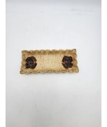 Vtg 2001 8&quot;  Multipurpose Tray  Biege Speckled With Brown. Crab On Each End - $19.14 CAD