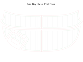 Rob-Boy Swim Platform Boat EVA Faux Teak Deck Floor Pad - £319.68 GBP