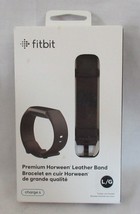 Fitbit Single Premium Horween Leather Band For Charge 5 Size: Large In Black - £20.19 GBP