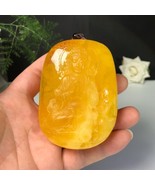 Rare Find Big Amber pendant Buddhist Guanyin bodhisattva Avalokiteśvara ... - $26,365.72 MXN
