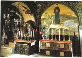 Israel Postcard Jerusalem Church Holy Sepulchre Interior Scenes - £2.32 GBP