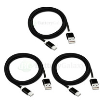 3X USB Type-C 6FT Braided Cable for Samsung Galaxy A51/S20/S20+ Plus/S20 Ultra - £11.78 GBP