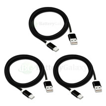 3X USB Type-C 6FT Braided Cable for Samsung Galaxy A51/S20/S20+ Plus/S20 Ultra - £11.75 GBP