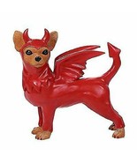 Ebros Adorable Red Devil Chihuahua Collection Cute In Costume 4.5&quot;L - £20.53 GBP