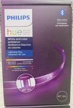 Philips Hue 40 In. Plug-In LED Bluetooth Lightstrip Plus Extension - 555326 - £27.69 GBP