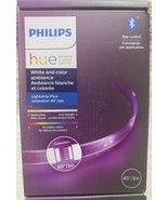 Philips Hue 40 In. Plug-In LED Bluetooth Lightstrip Plus Extension - 555326 - £27.25 GBP