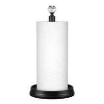 Paper Towel Holder (With Crystal Head) Steel Paper Towel Holder Countert... - £25.49 GBP