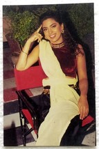 Bollywood Actor Juhi Chawla Rare Beautiful Old Original Postcard Post card - £14.94 GBP