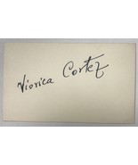 Viorica Cortez Signed Autographed Vintage 3x5 Index Card - Opera Legend - $20.58 CAD