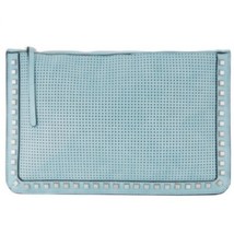 SUMMER &amp; ROSE - Perforated Studded Clutch - £9.47 GBP