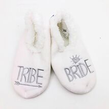 Snoozies Women's Tribe ---   Bride Slippers Non Skid Soles White Medium 7/8 - $12.86 Snoozies Women's Tribe ---   Bride Slippers Non Skid Soles White Medium 7/8 - $12.86