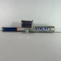 Two Vintage Stroh&#39;s Light Beer Tap Handles, Stroh&#39;s Bat and a Shorty Tap - $19.99