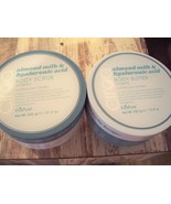 2 Pack Set- Ciroa Almond Milk &amp; Hyaluronic Acid Body Scrub &amp; Body Butter... - $33.17