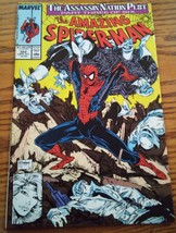 000 The Amazing Spider-Man The Assassin Nation Plot #322 1989 Marvel Comic Book - £17.12 GBP