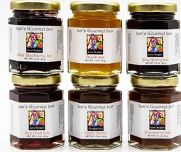 Sam&#39;s Gourmet Jam 3 oz  Sampler 4 Pack - $22.00