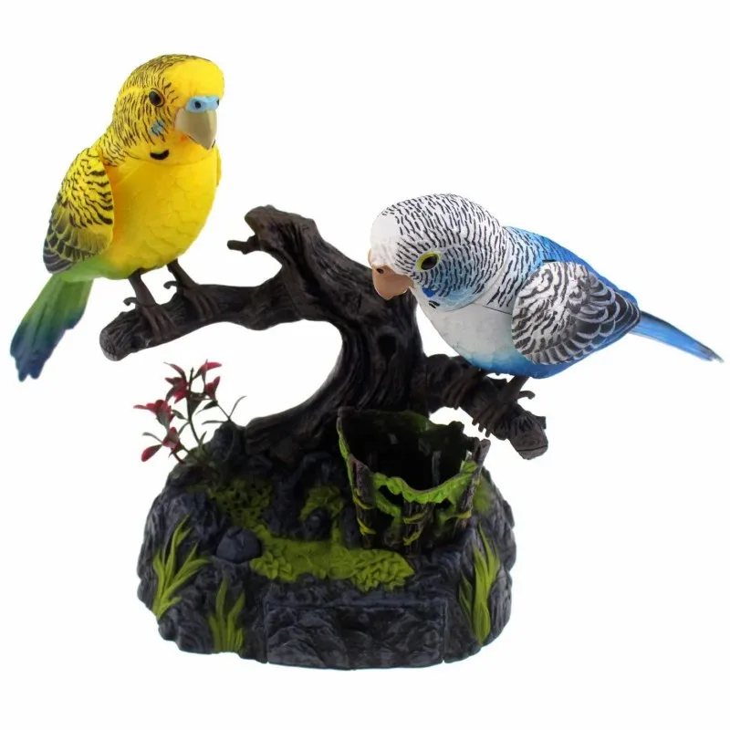 Talking Parrot Bird Electronic Pet Office Home Decoration Record Playback - £22.74 GBP+