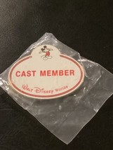 WDW Cast Exclusive Name Tag Mickey Character “Cast Member” Disney Pin - £31.45 GBP