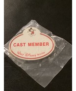 WDW Cast Exclusive Name Tag Mickey Character “Cast Member” Disney Pin - £31.37 GBP