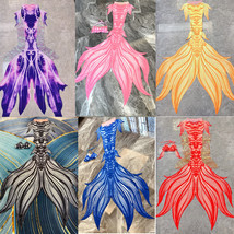 Big Mermaid Tail Swimsuit Swimming Dress for Adult Tail Skin mermaid cos... - $85.68