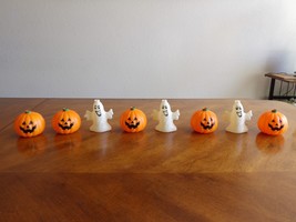 8 Replacement Covers Light String Ghost Jack O&#39;Lantern Halloween Lillian... - $10.95