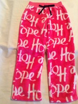 Size 10 Justice pajama bottoms Breast Cancer Awareness lounge sleepwear ... - $13.99